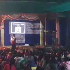 Awareness Program  organized  by  NSS  for  Villagers at  Jugnala